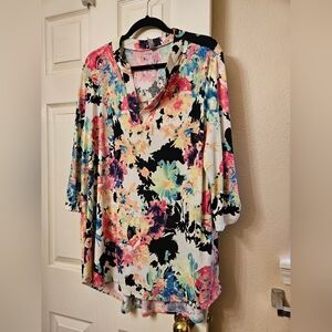Honeyme floral blouse XXL